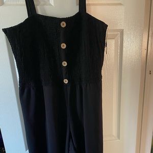 NWT Capris length wide leg romper size 1X
